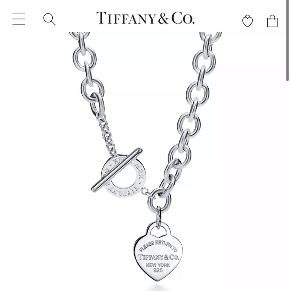 Return to Tiffany Heart Tag Toggle Necklace